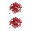200Pcs Red Wood Pushpin Practical Thumbtack for Office Home School Use 9