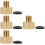 4Pcs Tank Hose Brass Adapter Leakproof Connector 9