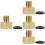 4Pcs Tank Hose Brass Adapter Leakproof Connector 8