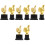8Pcs Durable Plastic Thumb Trophy Kids for Indoor Decor 5