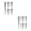20Pcs Durable Silver Rivet Studs for Shoes Jackets and DIY Crafts 10
