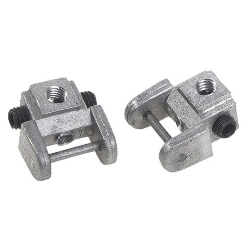2Pcs Scroll Saw Blades Holders Conversion Kits Pin-Less Adapter Metal Upper/Lower Blade Holders 2