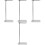 4Pcs Silver Gaming Headset Stand Aluminum Holder Rack for Storage 5