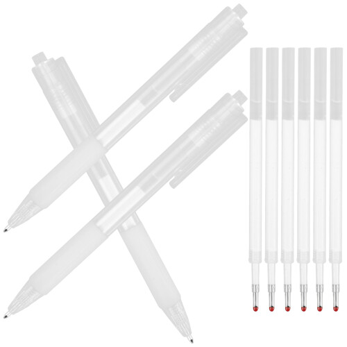4Sets Stable White Skin Marking Pen ABS Material Eyebrow Tattoo Tool 1