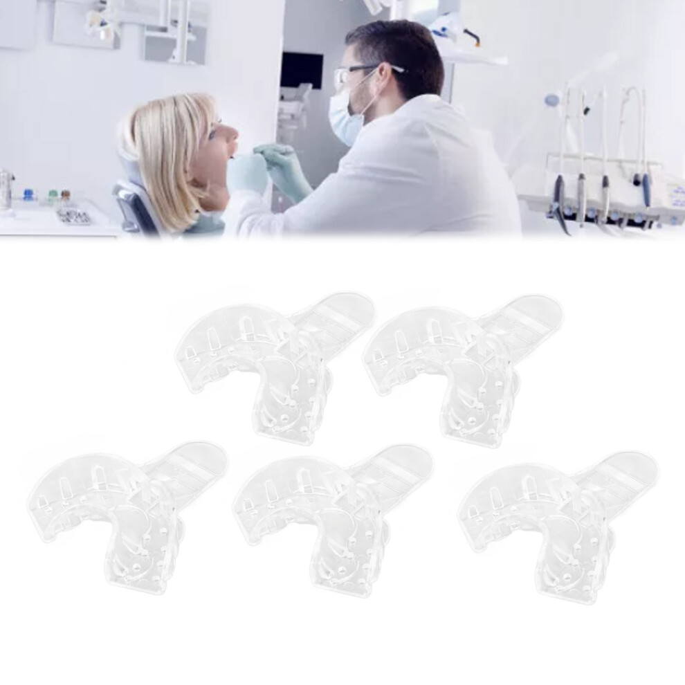 5pcs Transparent Moldable Mouth Trays | Dental Teeth Holder Disposables