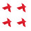 48Pcs Peel-Off Wax Crayons Red for Tailor Marking Sewing Fabric Tools 8