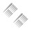 20Pcs Durable Silver Rivet Studs for Shoes Jackets and DIY Crafts 8