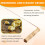 Copper Dowsing Rods Kit for Divination Tool - Natural Wooden Handles Divining Rods 4