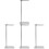 4Pcs Silver Gaming Headset Stand Aluminum Holder Rack for Storage 4