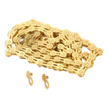 12 Speed Alloy Steel Bike Chain for Mountain Road Cycling, Gold