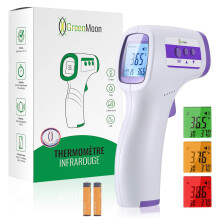 Contactloze voorhoofdthermometer, medische digitale babythermometer met directe aflezing en contactloos ontwerp, snelle en nauwkeurige