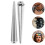 20Pcs Durable Silver Rivet Studs for Shoes Jackets and DIY Crafts 11