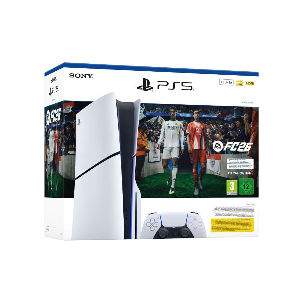 New Sony Ps5 Console 1Tb Standard Edition And Chassis + Fc 26 Ita White
