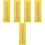 5Pcs Portable Plastic Drywall Smoothing Tool Light Yellow for Plaster 6