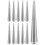 20Pcs Durable Silver Rivet Studs for Shoes Jackets and DIY Crafts 2