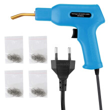 Heteluchtnietmachine voor kunststoflassen en reparatie met waterdichte werking. Reparatieset voor autobumpers. Eenvoudig te bedienen, hittebestendige