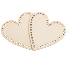 4Pcs Wood Basket Bases Beige Crochet Bag Bottom DIY Craft Accessories