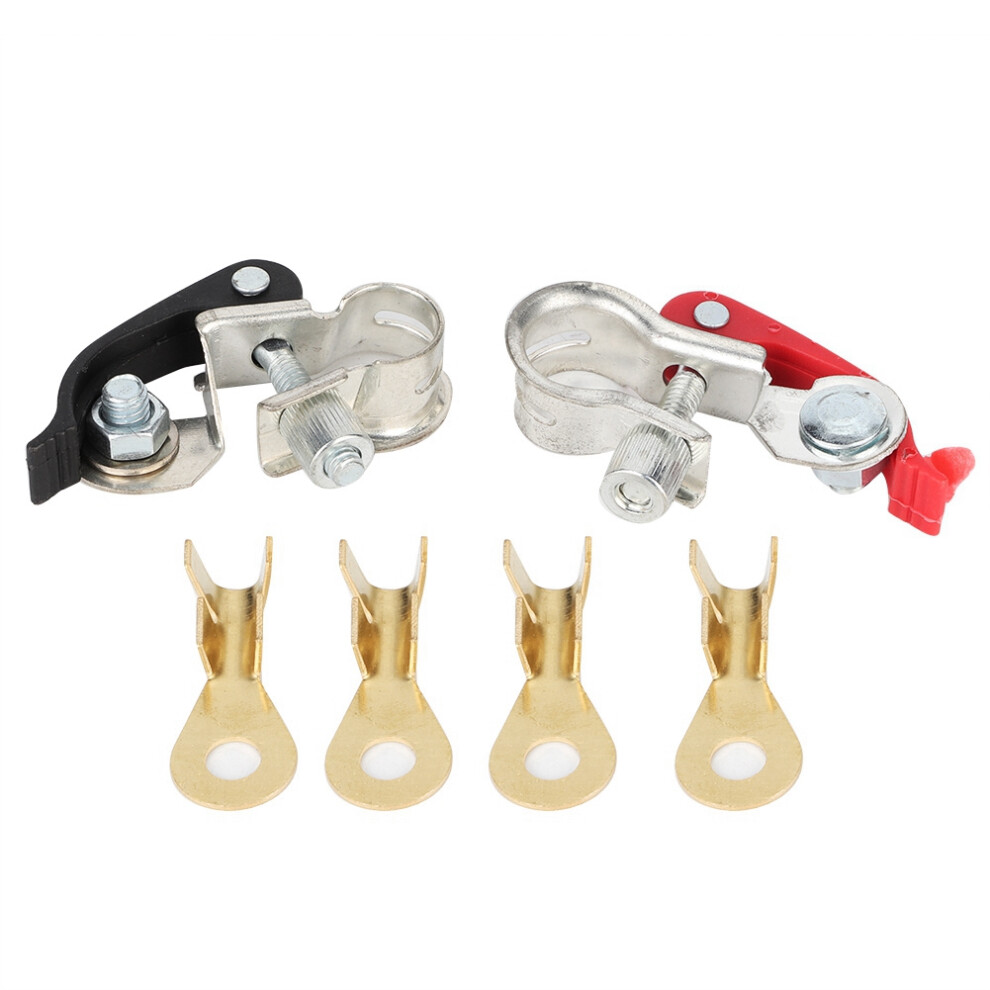 Universal Negative Positive Battery Terminal Connectors Automotive Accessories Corrosion Resistance Adjustable Terminal Clamps Quick Release 9557311568633