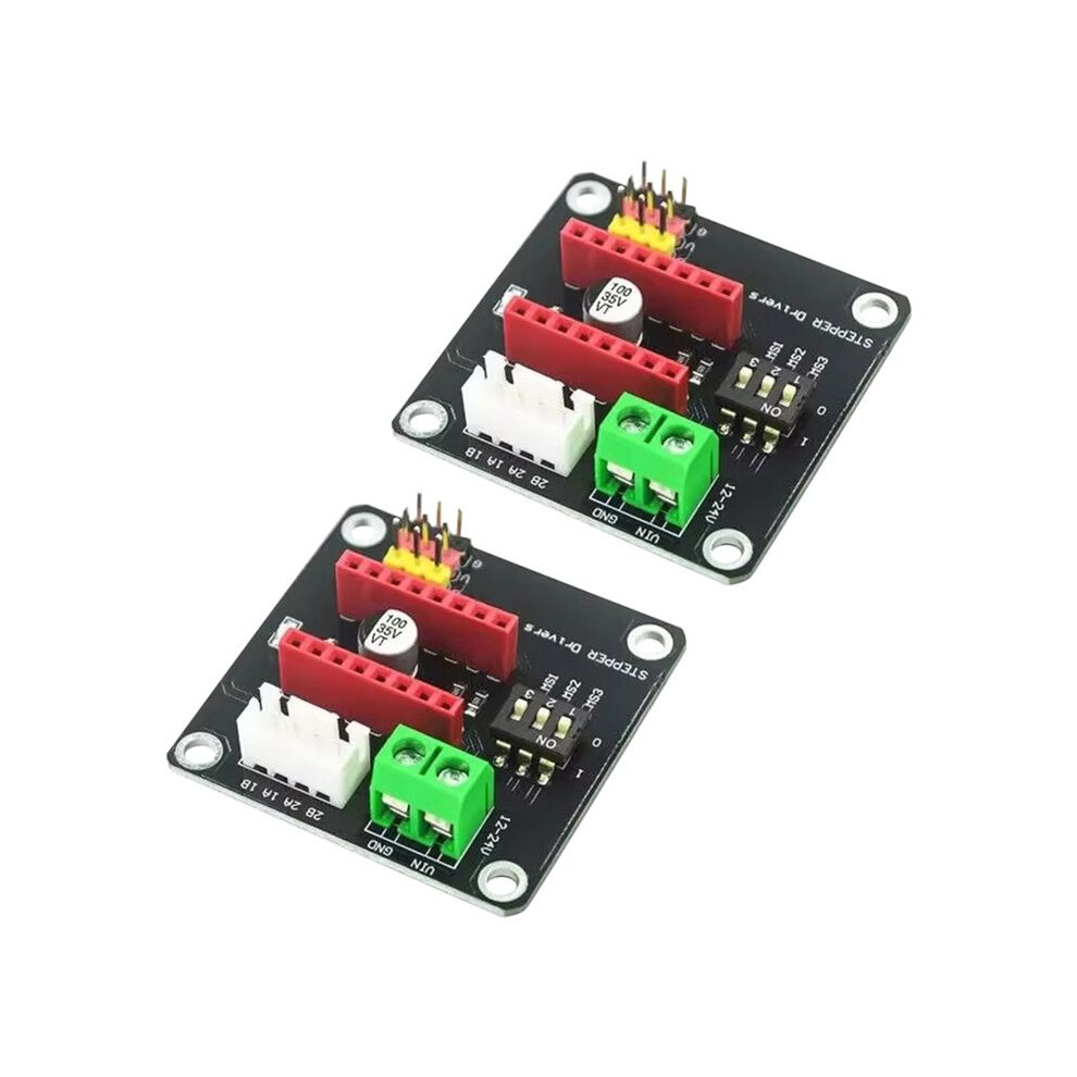 2Pcs Drv8825 A4988 3D Printer 42 Stepper Motor Driver Controller Expansion Module For Arduin R3 Ramps1.4 Motor Driver 6031503668507