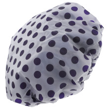 4Pcs Womens Shower Caps Reusable Satin Hair Dry Wrap Large Purple