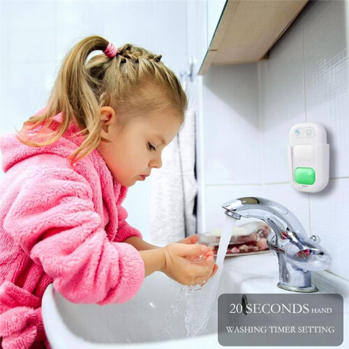 Timer for Kids,Wireless Battery Powered 2 Minutes Teeth Brush Timer,20 Seconds Hand Washing Timer, Color Indicator Light