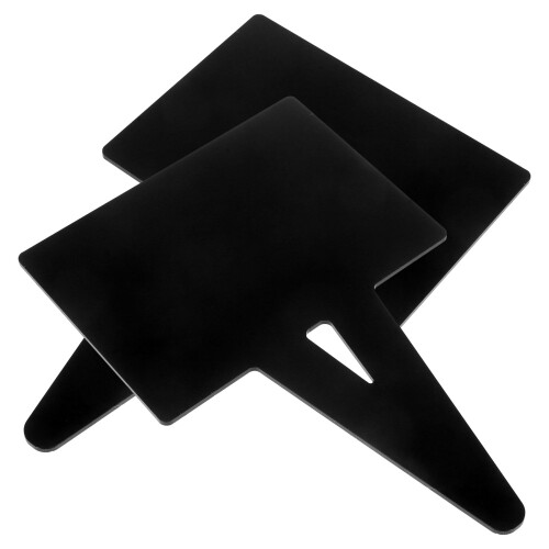 10Pcs Acrylic Writable Price Sign Board for Store Use 2