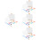 4Sets Compact Mini Easel Desktop Acrylic Paint Set with Stand 6