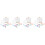 4Sets Compact Mini Easel Desktop Acrylic Paint Set with Stand 4