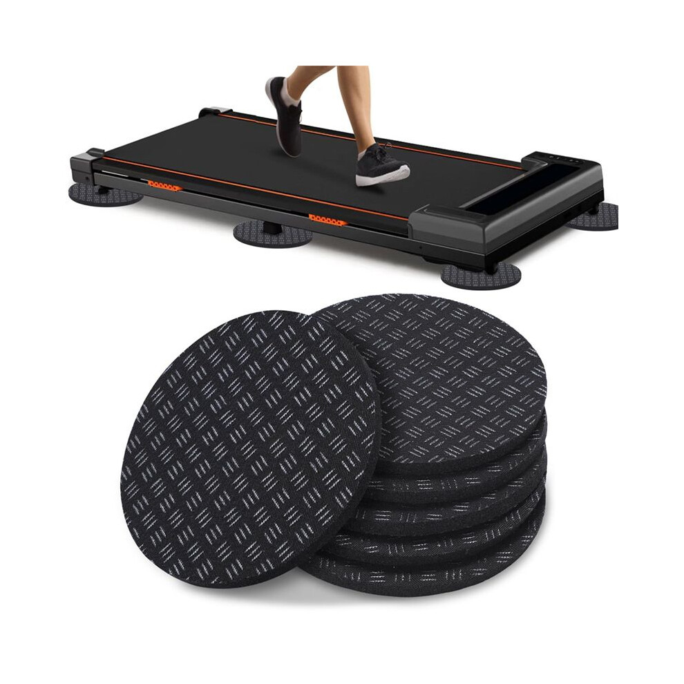 6Pcs Non-Slip Walking Pad Mat,Noise Reduction Exercise Equipment Mat For Under Treadmill & Exercise Bike Machines 6031549528780