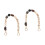 2Pcs Resin Bag Chain Portable Handbag Decorative Strap 4