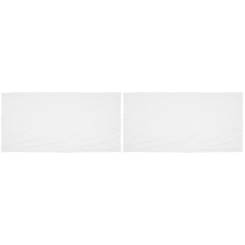 2Pcs Durable White Hospital Bed Covers Breathable Fitted Sheets 1