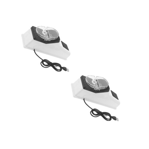 2Pcs USB Electric Kitchen Cutter Sharpener Scissor Sharpening Tool 1