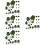 96Pcs Green Mini Tree Ornaments for Model Scenery and Decor 7