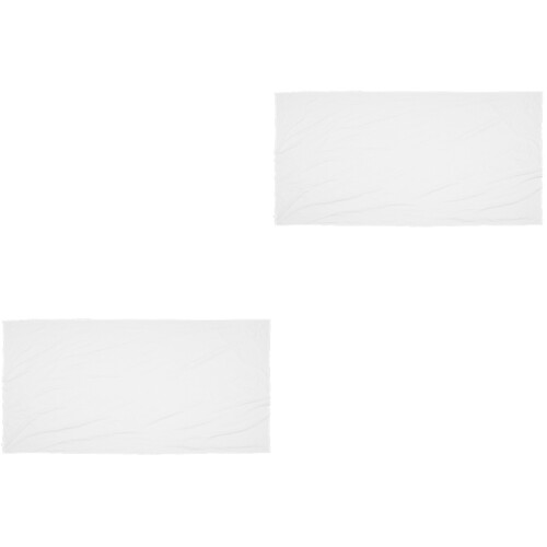 2Pcs Durable White Hospital Bed Covers Breathable Fitted Sheets 2