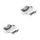2Pcs USB Electric Kitchen Cutter Sharpener Scissor Sharpening Tool 7