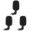 3Pcs Black Miniature Microphone for Phone Computer Video Recording 2