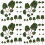 96Pcs Green Mini Tree Ornaments for Model Scenery and Decor 5