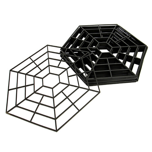 60Pcs Pond Fish Guard Black Durable Protective Net for Bird Control