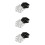 60Pcs Pond Fish Guard Black Durable Protective Net for Bird Control 6