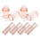 24Pcs Pink Round Plastic Lip Gloss Tubes Refillable for DIY Use 2