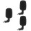 3Pcs Black Miniature Microphone for Phone Computer Video Recording 5
