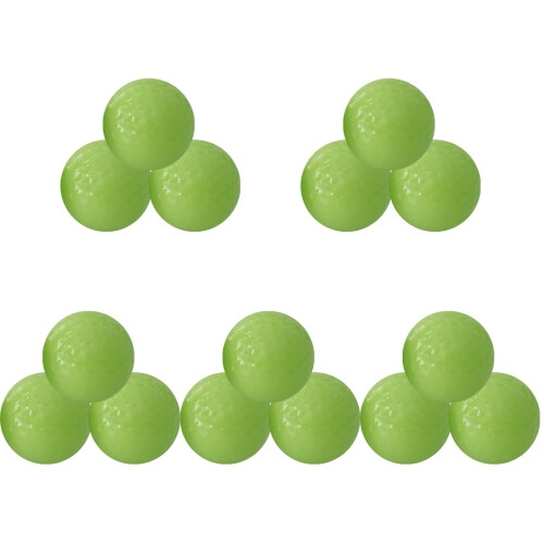 15Pcs Night Use Fluorescent Golf Balls Light Training Toys 1