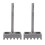 SDS  Square Hole Cutter for 86-Type Electrical Junction Boxes, Heavy-Duty Concrete Wall Punch Tool 2 Pack 1