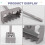 SDS  Square Hole Cutter for 86-Type Electrical Junction Boxes, Heavy-Duty Concrete Wall Punch Tool 2 Pack 2