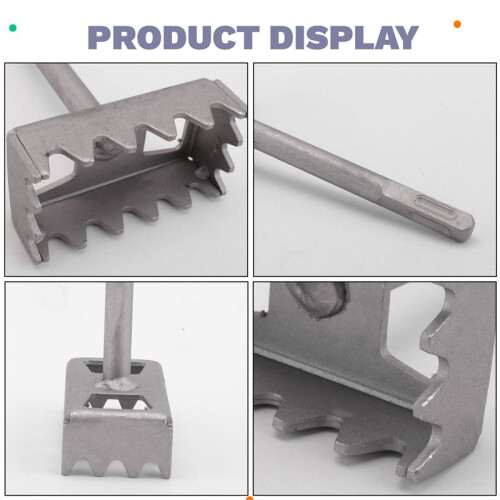 SDS  Square Hole Cutter for 86-Type Electrical Junction Boxes, Heavy-Duty Concrete Wall Punch Tool 2 Pack 1