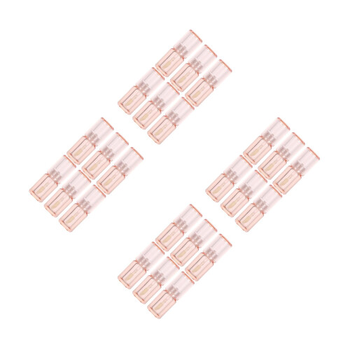24Pcs Pink Round Plastic Lip Gloss Tubes Refillable for DIY Use 2