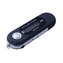 Portable USB MP3 Player Music Player Digital LCD Screen FM Radio Multifunction MP3 Music Player Black