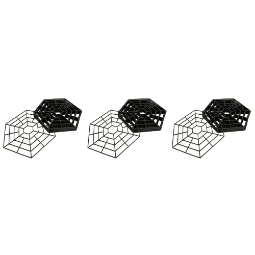 60Pcs Pond Fish Guard Black Durable Protective Net for Bird Control 2