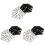 60Pcs Pond Fish Guard Black Durable Protective Net for Bird Control 2