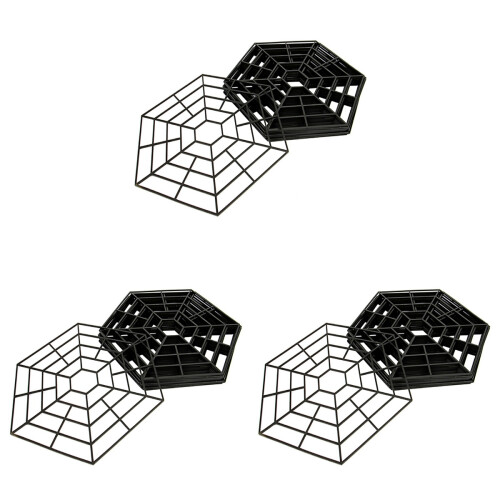 60Pcs Pond Fish Guard Black Durable Protective Net for Bird Control 1